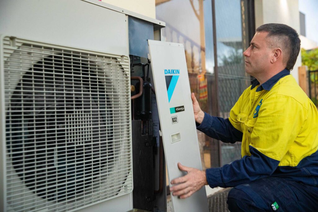 Air conditioning servicing